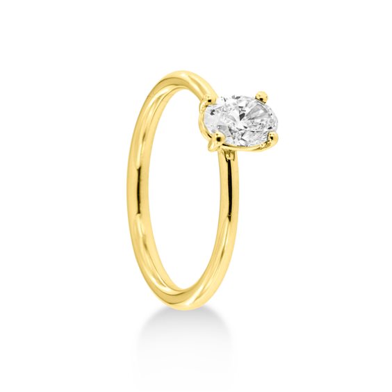 Ringe Lux Gioielli Dame in Gelbgold Diamante 0.50 Ct ANL3544;050;Q;GI - ANL3544;050;Q;GI